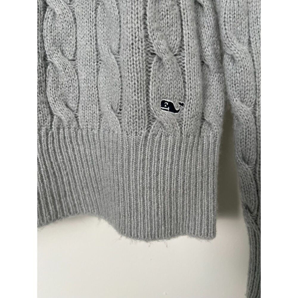 Vineyard Vines Lightweight Heather Grey Pullover Classic Prep S - Picture 2 of 6